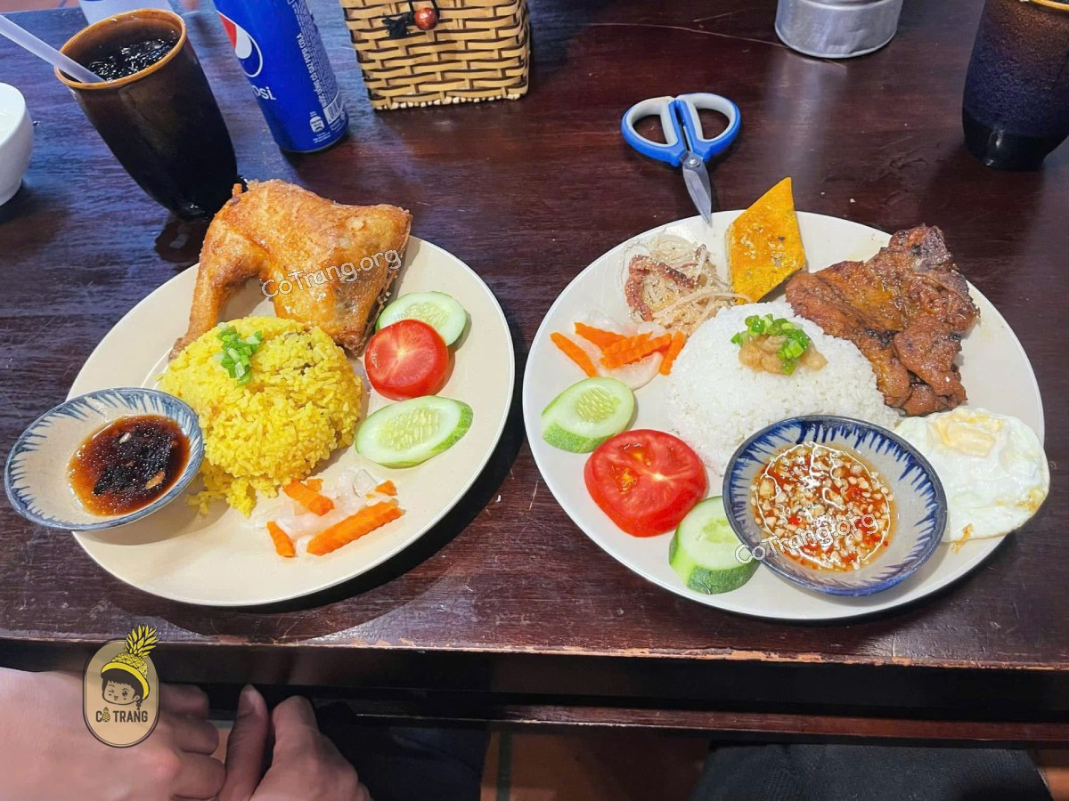 Menu thức ăn tại Cơm Tấm Út Vân Đà Nẵng